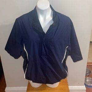 Dryjoys by Footjoy mens 1/4 button down pullover shirt sleeve jacket. Me…